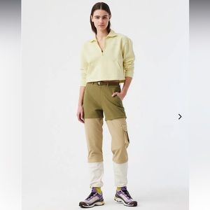 Outdoor Voices RecTrek Zip-Off Pant XXS kelp / khaki / bone hiking pants